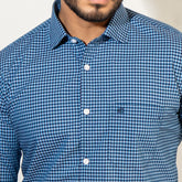 Shirt:Full Sleeve_Semi Fit_ Check_328#1